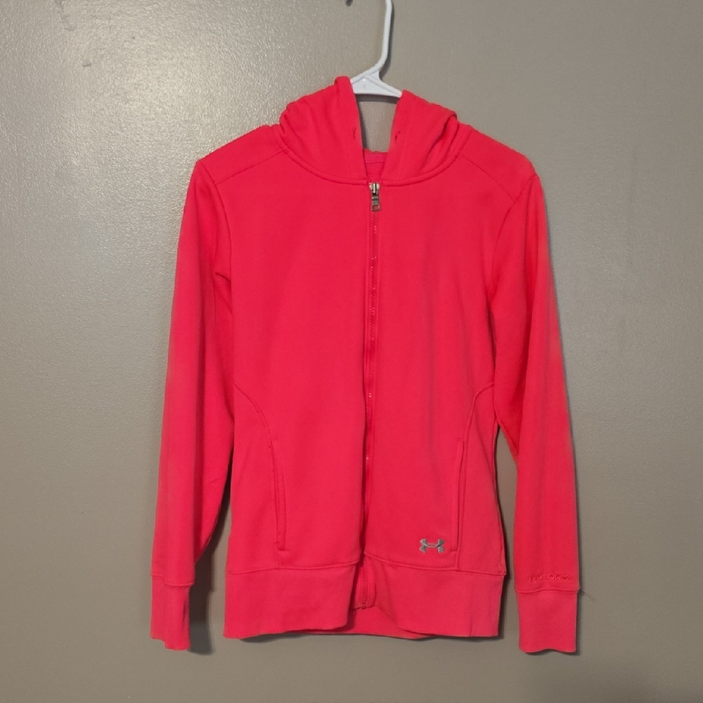 Under Armour Storm Sweatshirt Hoodie / Jacket Size Small PINK